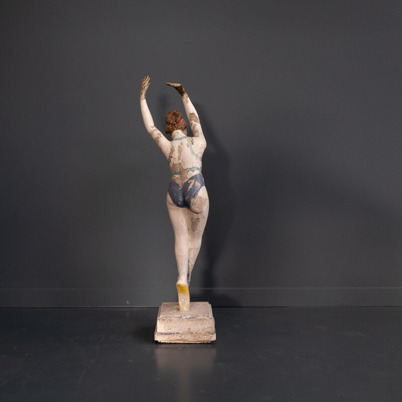Statua vintage di Ballerina in cemento e calcestruzzo, 1970