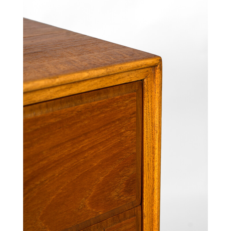 Vintage teak and beech chest of drawers by Meredew Ltd., UK