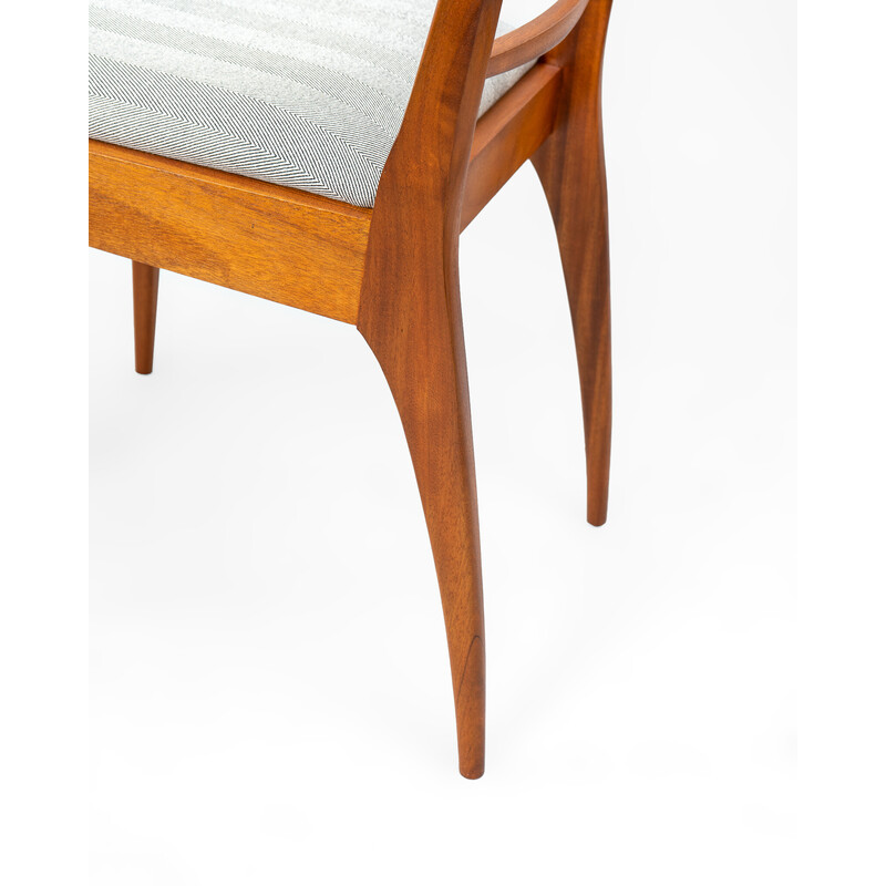 Par de cadeiras de jantar vintage em teca Dunvegan, de Tom Robertson para A.H. Mcintosh and Co., 1960