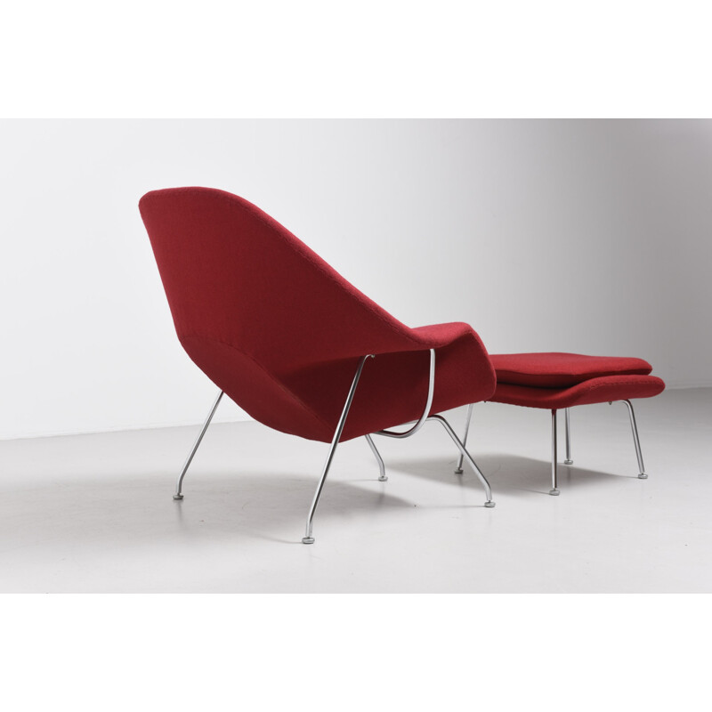 'Womb Chair' avec ottoman de Eero Saarinen pour Knoll International - 1960
