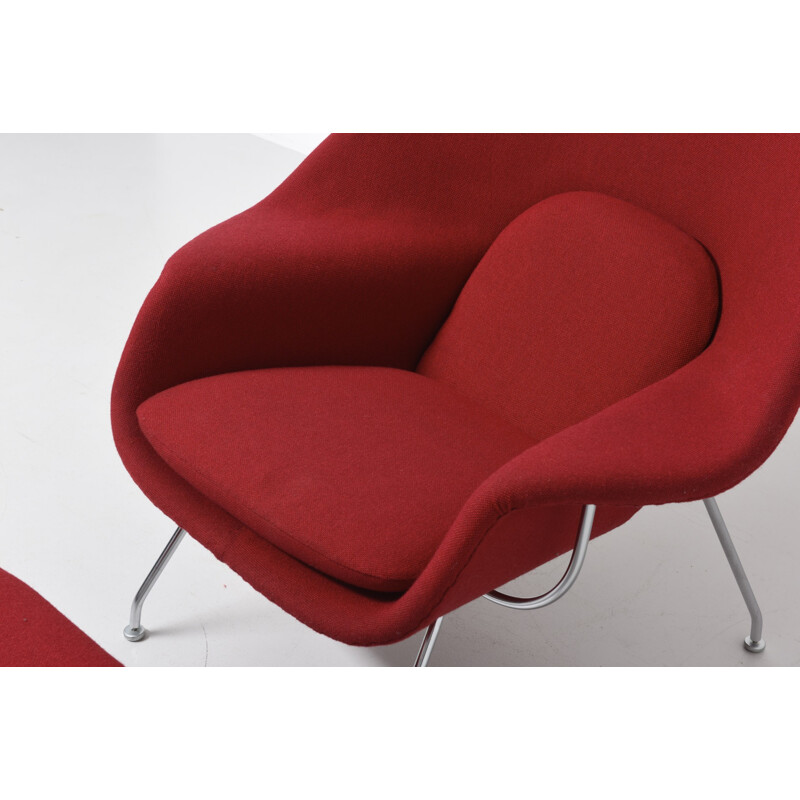 'Womb Chair' avec ottoman de Eero Saarinen pour Knoll International - 1960