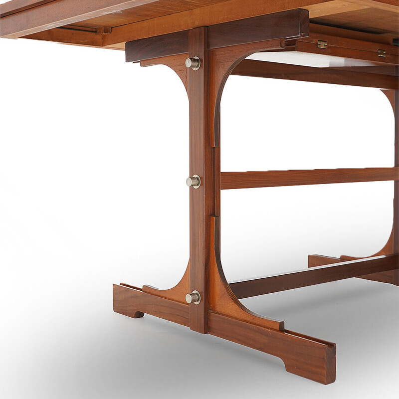 Mesa de madeira maciça extensível vintage de Guido Faleschini para Fratelli Proserpio, 1960