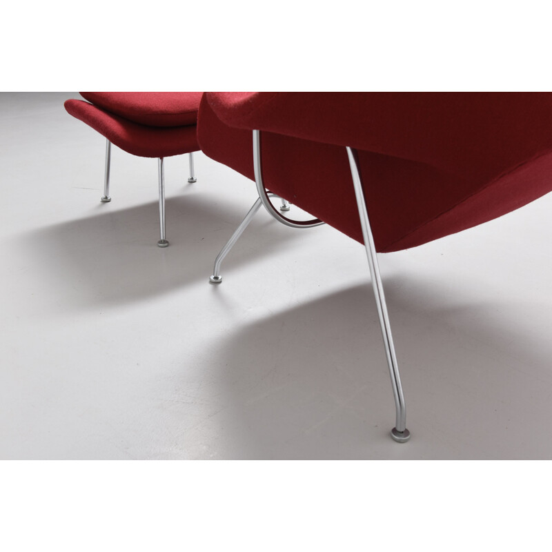 'Womb Chair' avec ottoman de Eero Saarinen pour Knoll International - 1960