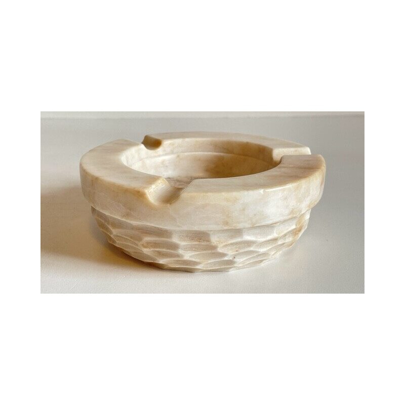 Vintage solid marble ashtray