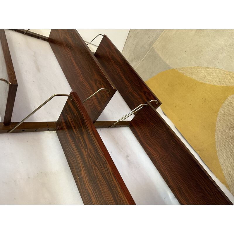 Vintage rosewood wall shelf by Poul Cadovius, 1960