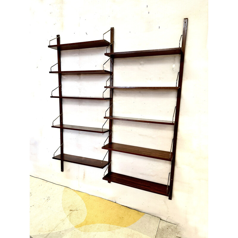 Vintage rosewood wall shelf by Poul Cadovius, 1960