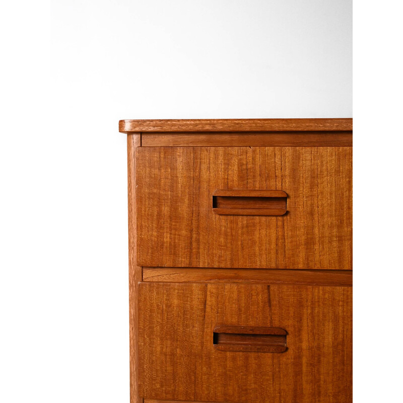 Vintage teak chest of drawers with 3 drawers, Sweden 1960