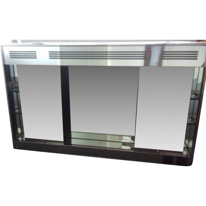 Armário de espelho de vidro vintage para Lupi Cristal Luxor