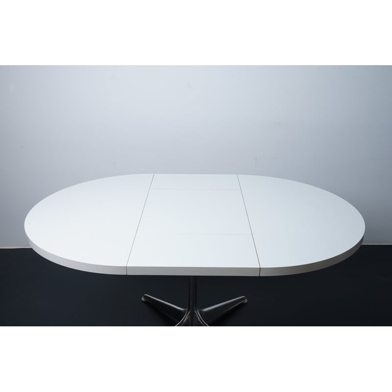 Vintage aluminum and formica dining table by Horst Brüning for Cor, Germany 1970