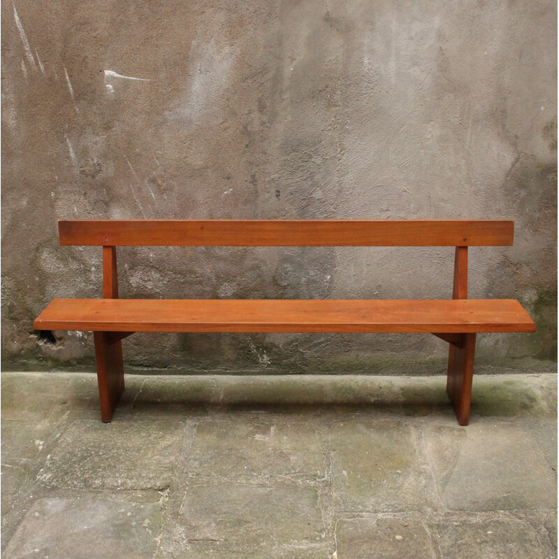 Vintage elm bench