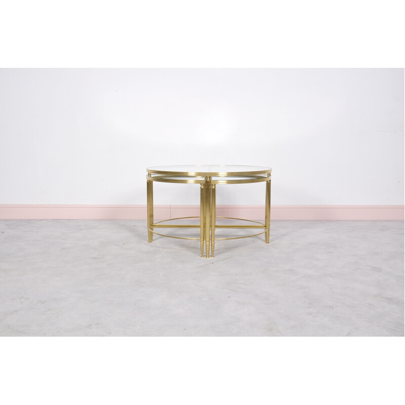 Table coktail Hollywood Regency par Maison Jansen - 1960