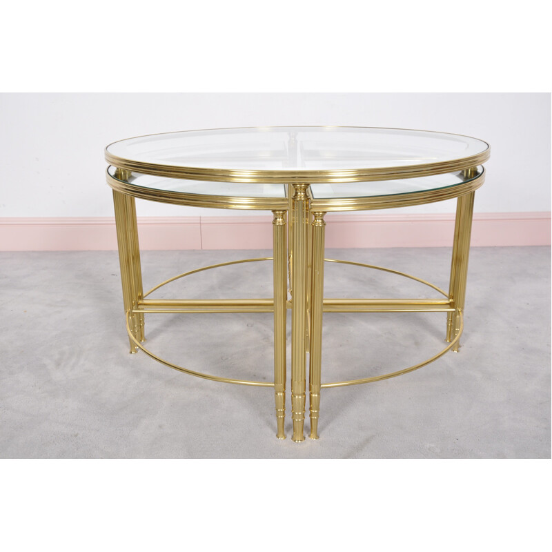 Five-Piece Hollywood Regency Cocktail Table by Maison Jansen - 1960s