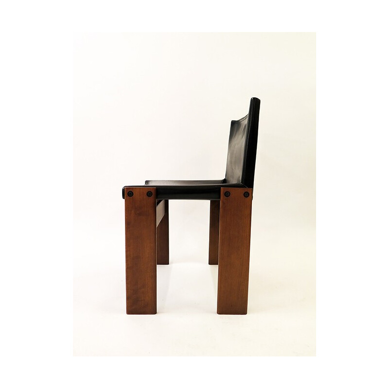 Set of 4 "Monk" chairs, Tobia and Afra SCARPA - 1970s