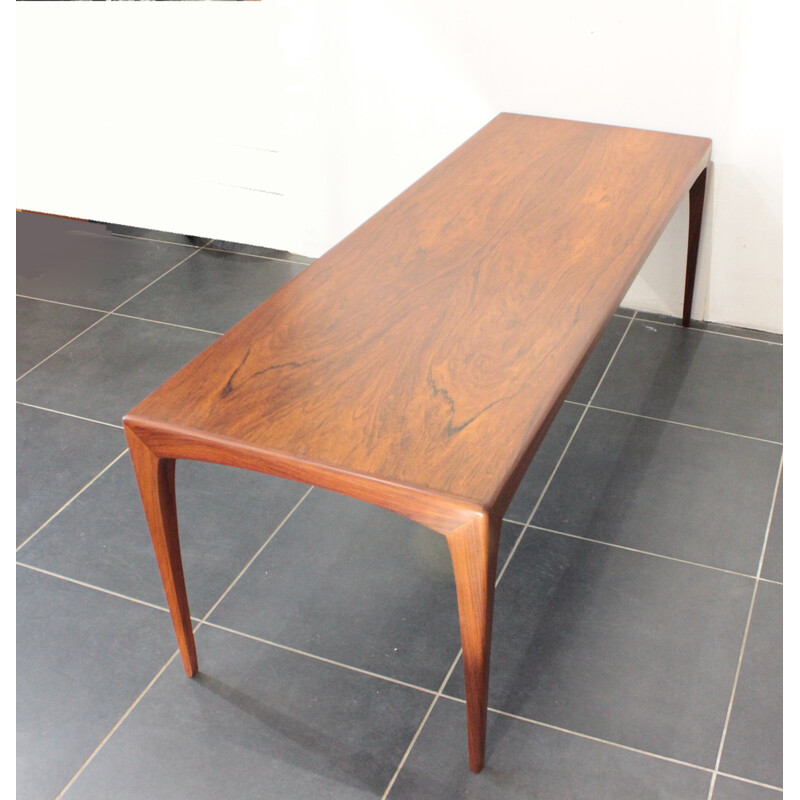 Vintage rosewood coffee table by Erling Torvits for Heltborg Møbler, Denmark 1960