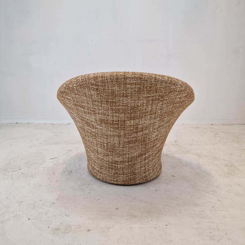 Vintage mushroom wool armchair by Pierre Paulin for Artifort, 1980