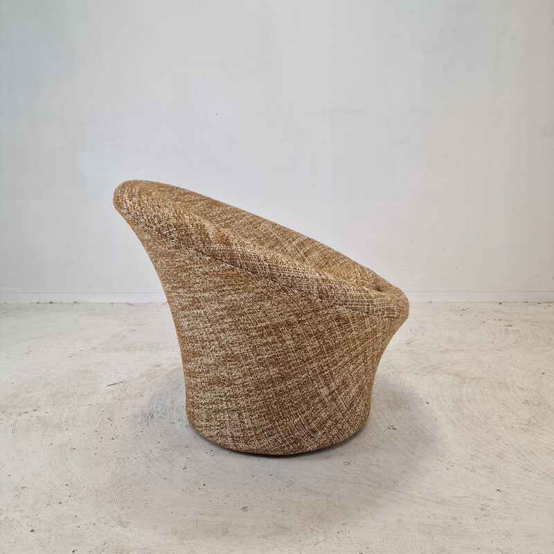 Cadeira de braços vintage em lã de cogumelo de Pierre Paulin para Artifort, 1980