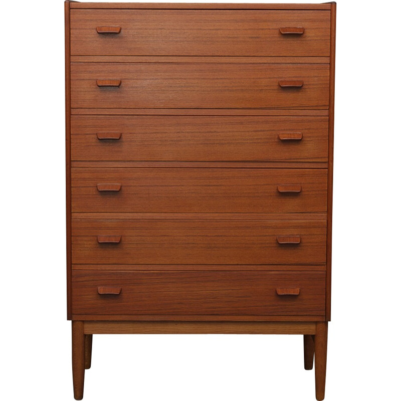 Solid teak chest of drawers by Paul Volther - 1960s