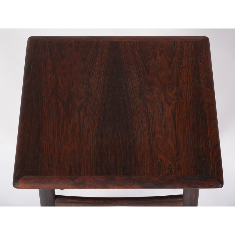 Vintage rosewood nesting tables by Poul Hundevad for Hundevad and Co., Denmark 1960