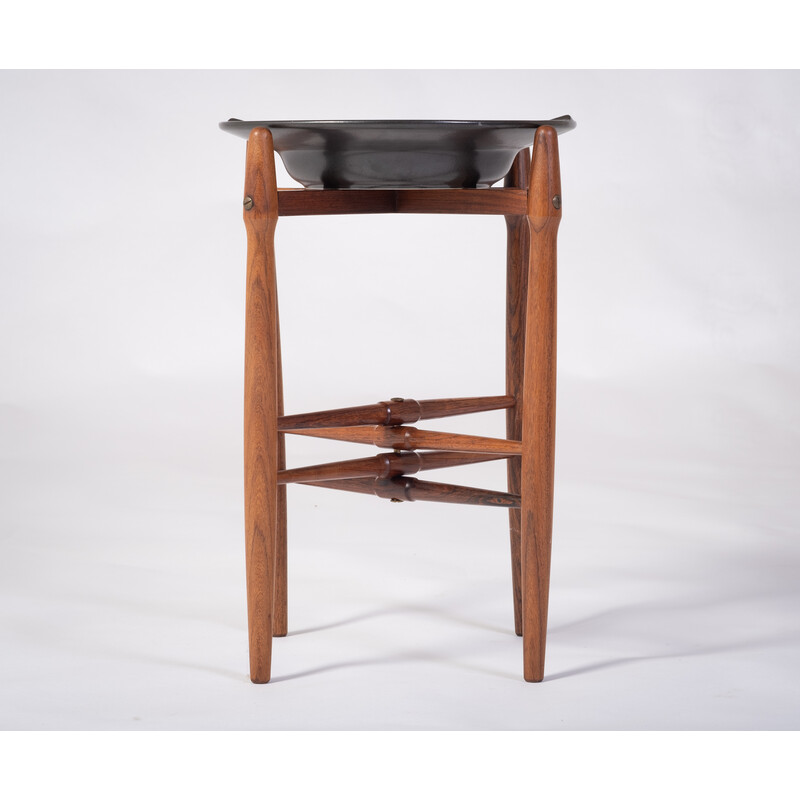 Vintage rosewood side table by Poul Hundevad for Vamdrup, Denmark 1950