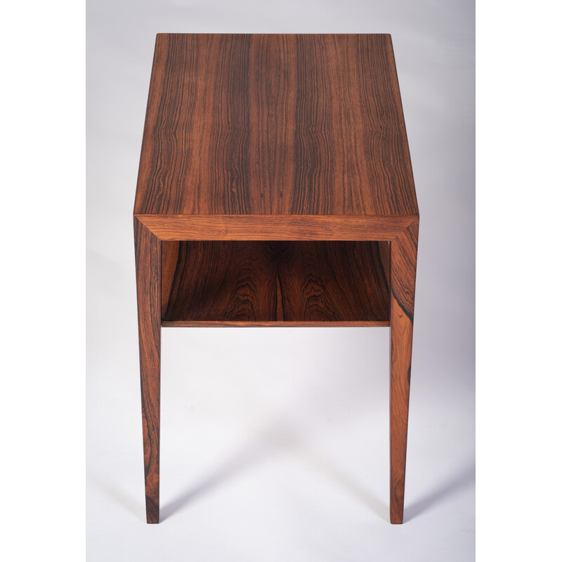 Vintage rosewood side tables by Severin Hansen for Haslev Møbelsnedkeri, Denmark 1960