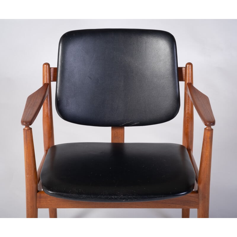 Vintage teak armchair by Arne Vodder for Sibast Furniture, Denmark 1960