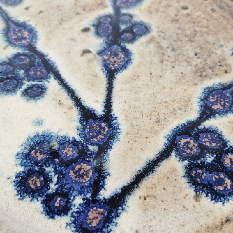 Prato de cerâmica decorativo vintage, Dinamarca 1960