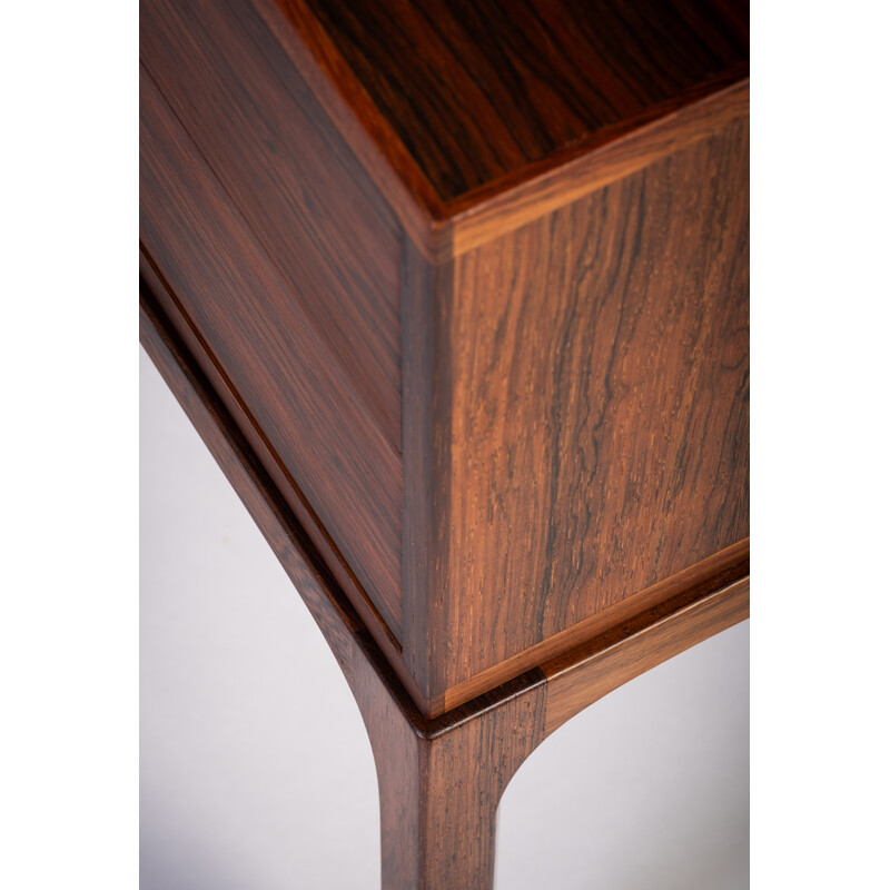 Vintage rosewood bedside table with 2 drawers by Aksel Kjersgaard, Denmark 1960