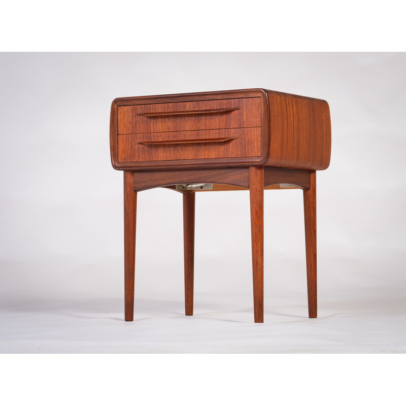 Vintage teak bedside table by Johannes Andersen for Cfc Silkeborg, Denmark 1960