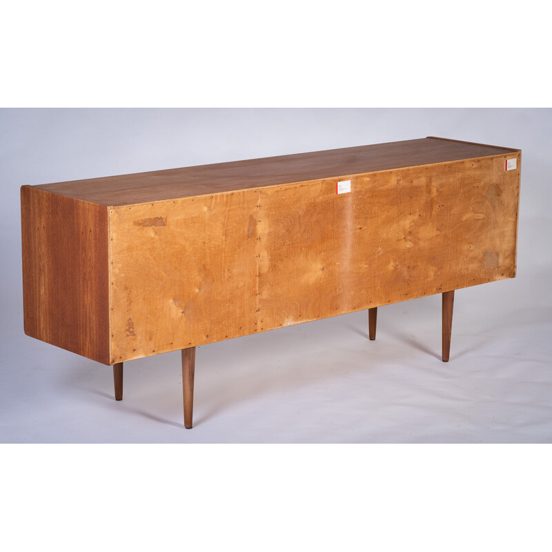 Vintage teak sideboard with 4 drawers by Johannes Andersen, 1960