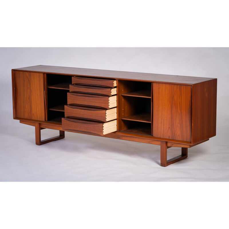 Vintage teak veneer sideboard by Arne Vodder for Skovby Møbelfabrik, 1960