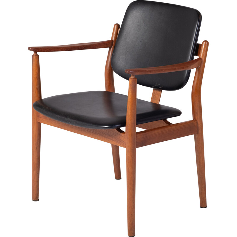 Vintage teak armchair by Arne Vodder for Sibast Furniture, Denmark 1960