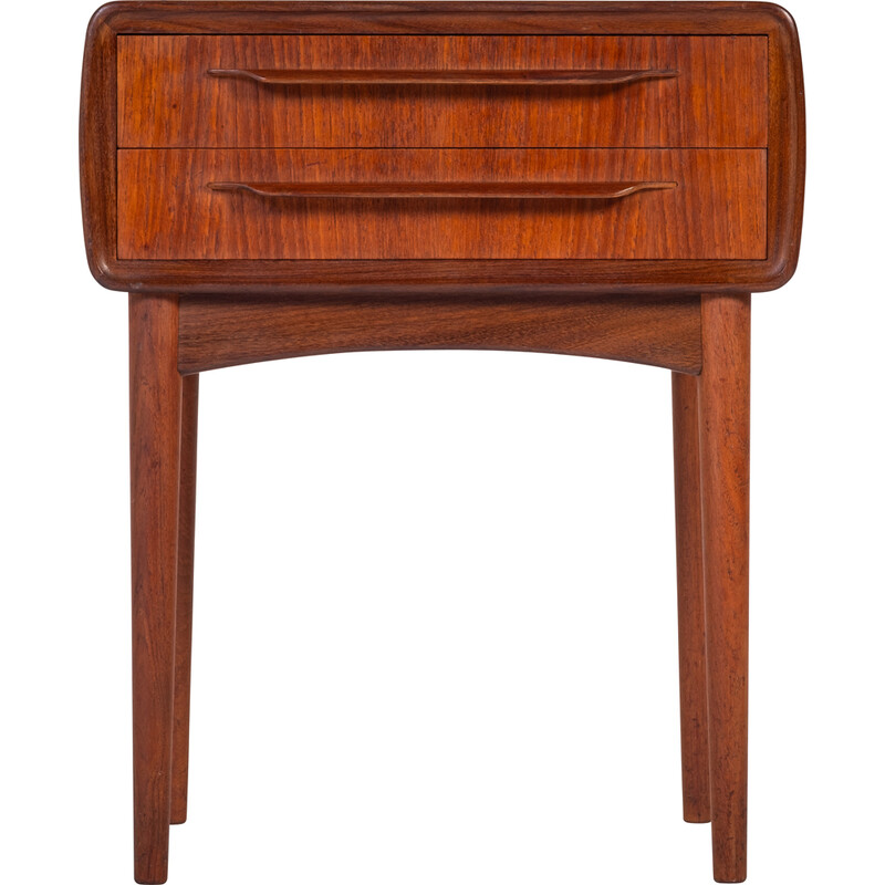 Vintage teak bedside table by Johannes Andersen for Cfc Silkeborg, Denmark 1960