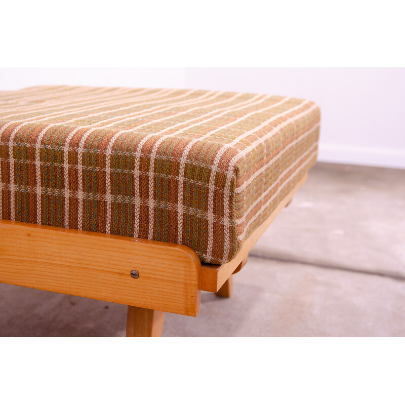 Vintage footstool by Frantisek Jirák for Tatra Nabytok, Czechoslovakia 1960