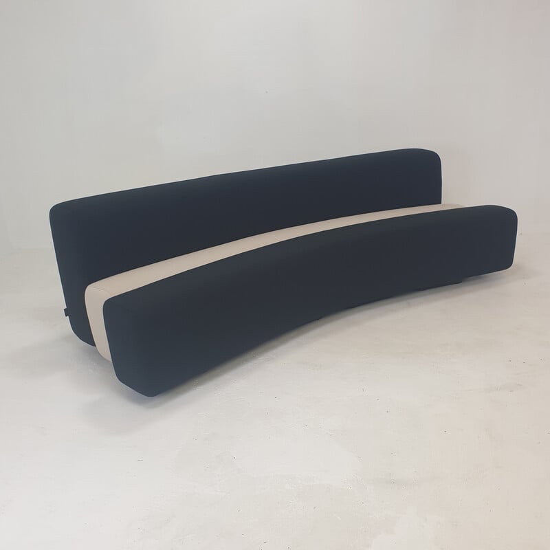 Vintage Osaka 3-seater steel sofa by Pierre Paulin for La Cividina, Italy 1967