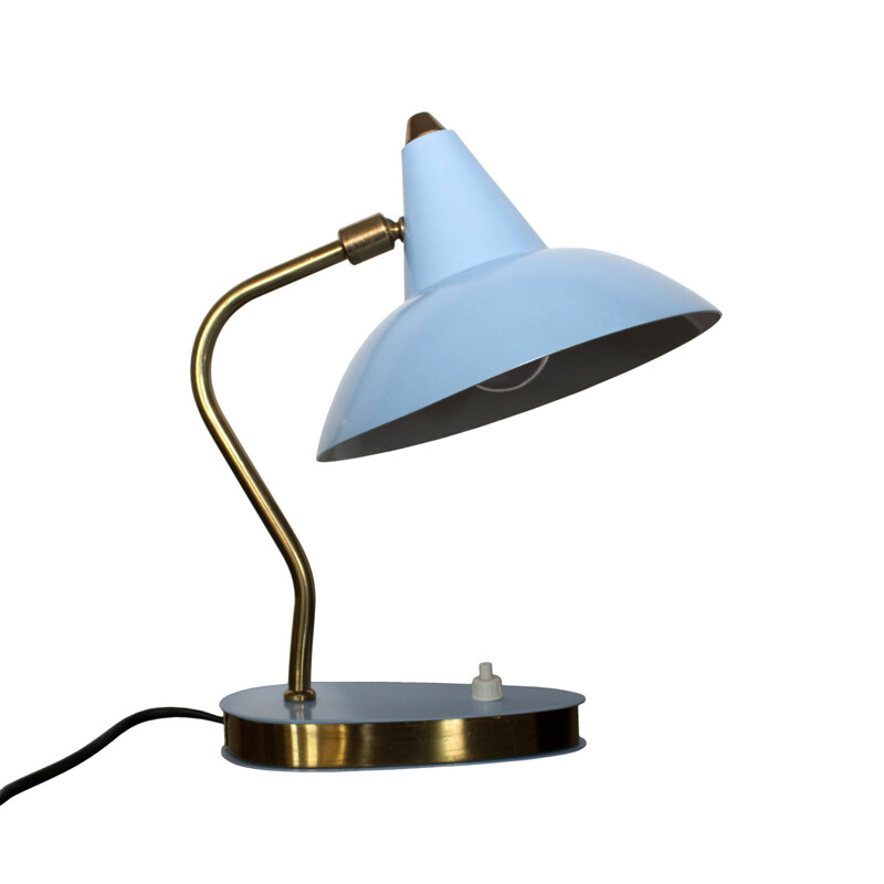 Mid-Century table lamp in metal and brass - 1950s