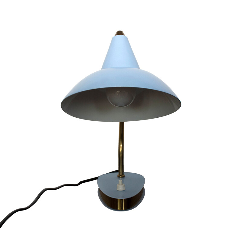 Mid-Century table lamp in metal and brass - 1950s