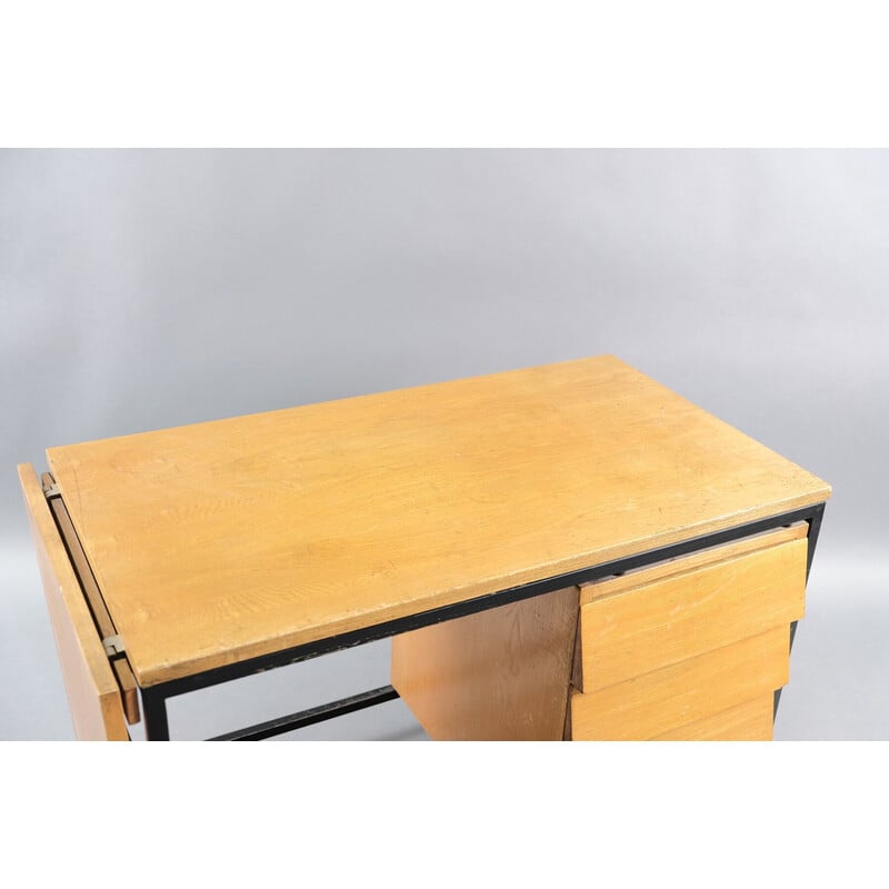 Bureau pliant vintage en tubes d'acier, Allemagne 1960