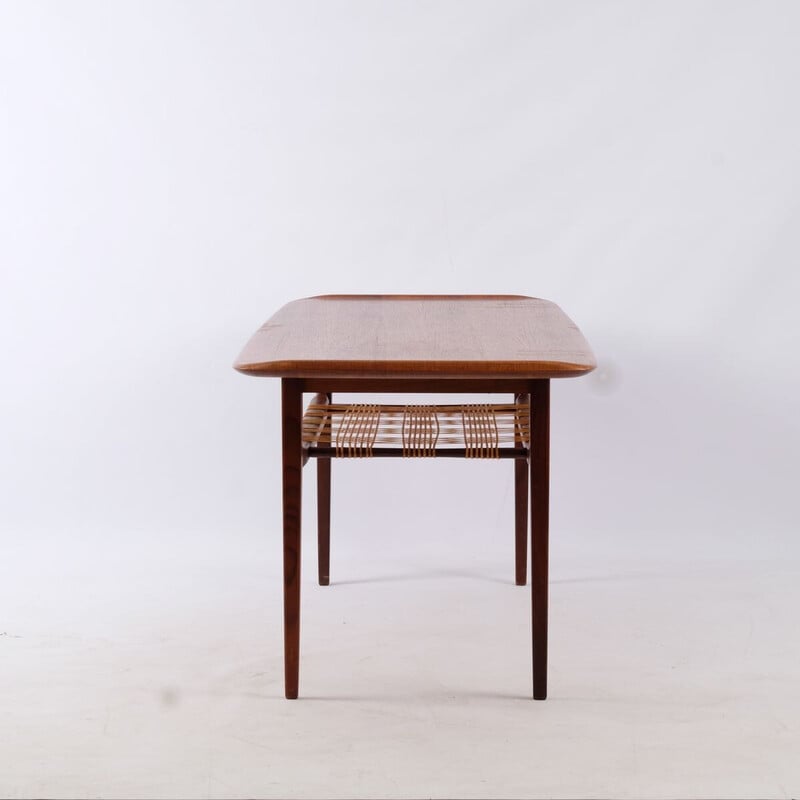 Vintage teak wood coffee table, Denmark 1960