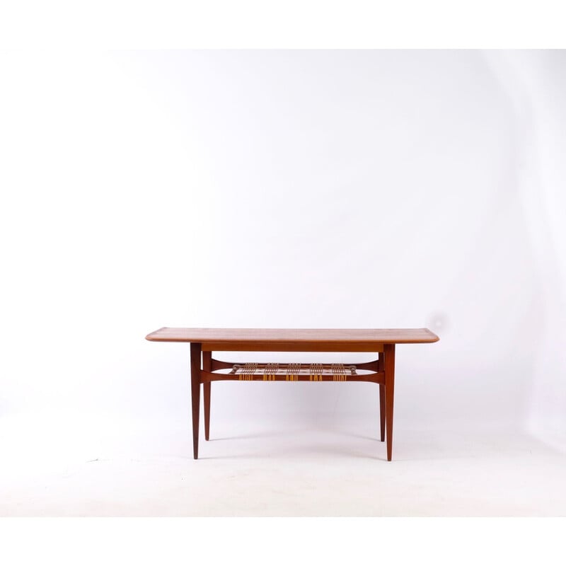 Vintage teak wood coffee table, Denmark 1960