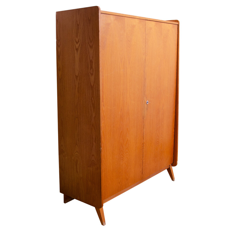 Vintage beech wood and plywood cabinet by František Jirák for Tatra Nábytok, Czechoslovakia 1960