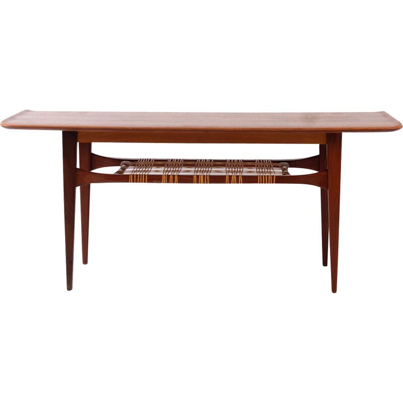 Vintage teak wood coffee table, Denmark 1960