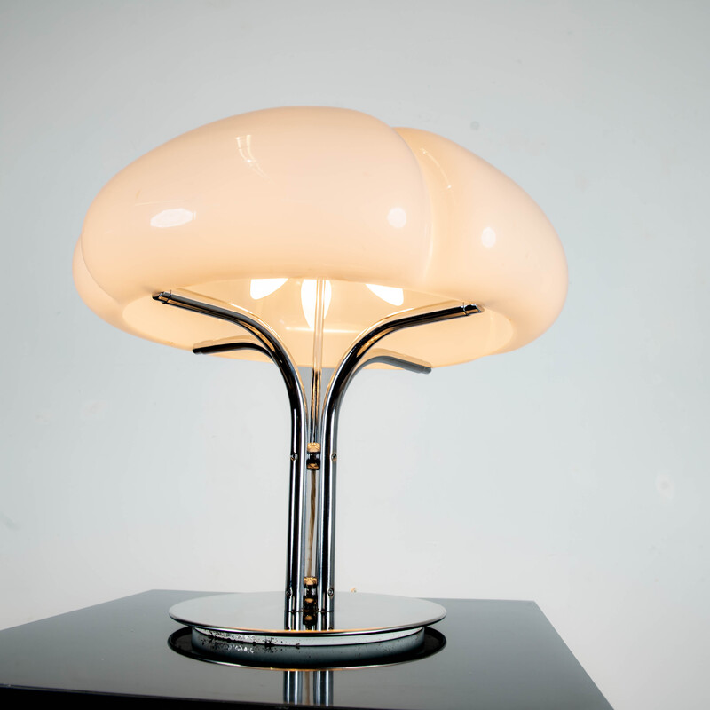Lampe vintage par Harvey Guzzini pour Quadrifoglio, 1970