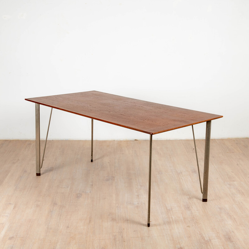 Vintage model 3605 desk in rosewood by Arne Jacobsen for Fritz Hansen, Denmark 1960