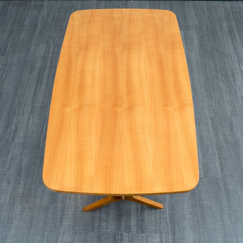 Height adjustable coffee table in cherrywood - 1950s