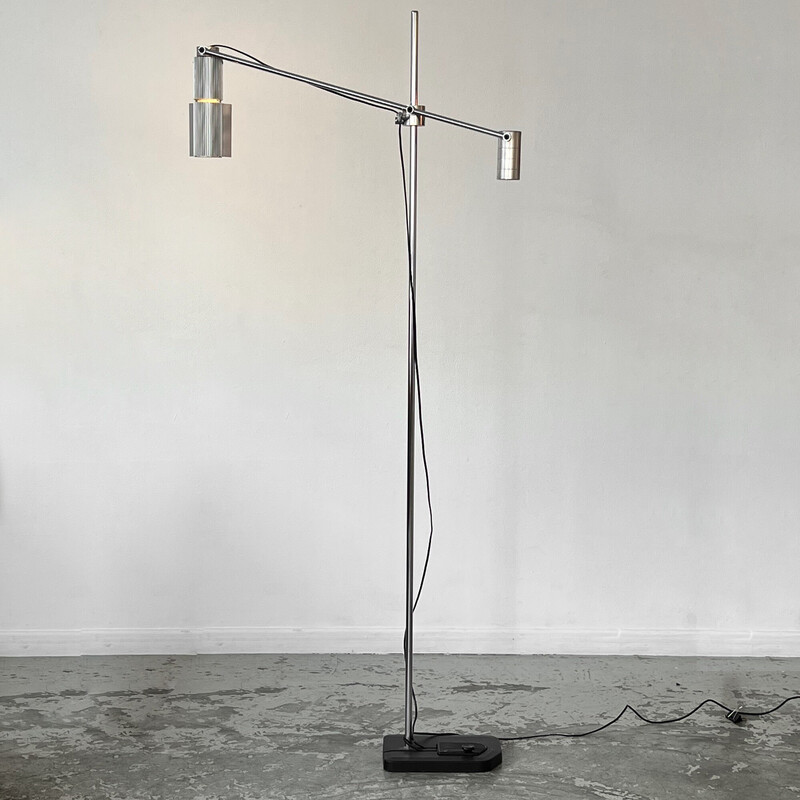 Lampadaire Haloprofil 8008 par Viktor Frauenknecht pour Swiss Lamps International années 70