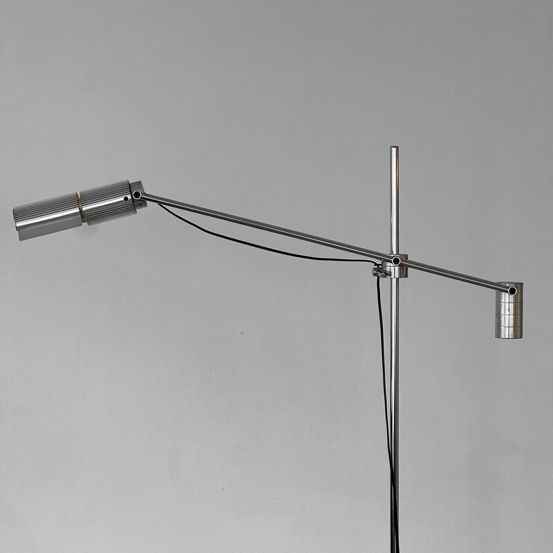 Lampadaire Haloprofil 8008 par Viktor Frauenknecht pour Swiss Lamps International années 70