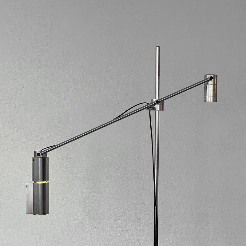 Lampadaire Haloprofil 8008 par Viktor Frauenknecht pour Swiss Lamps International années 70