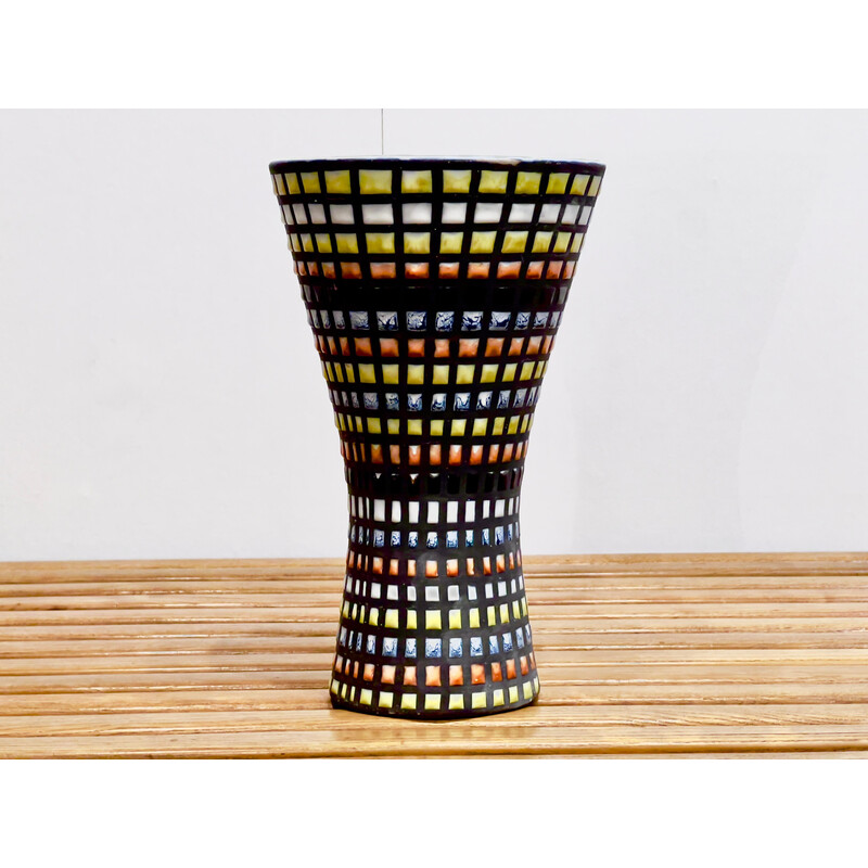 Vintage cone vase "Pyjama A4" by Roger Capron, 1956