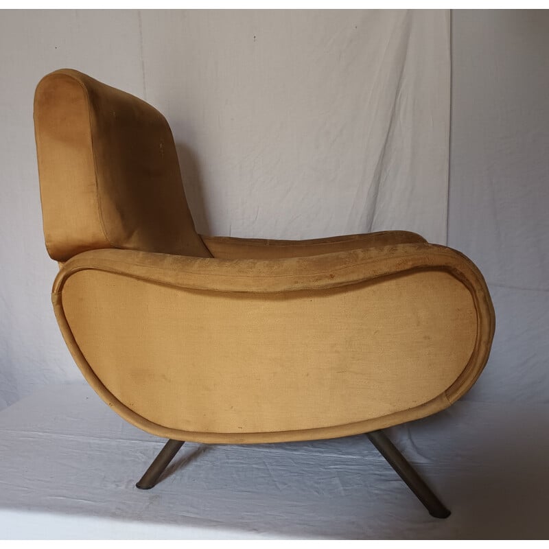 Fauteuil vintage Lady en tissu de Marco Zanuso pour La Maison Arflex, 1950