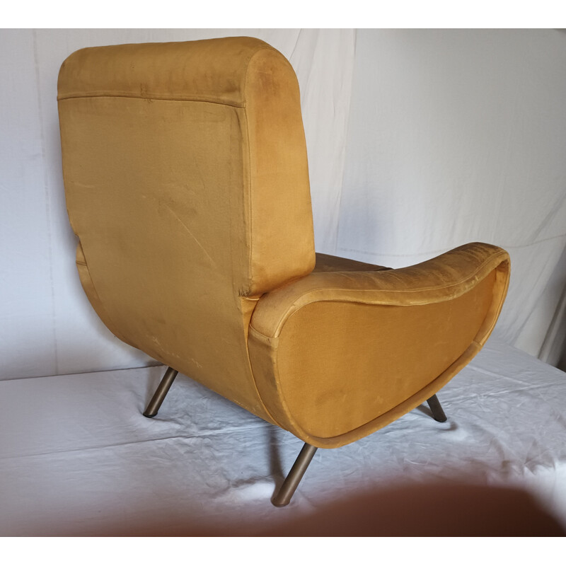 Vintage Lady armchair in fabric by Marco Zanuso for La Maison Arflex, 1950